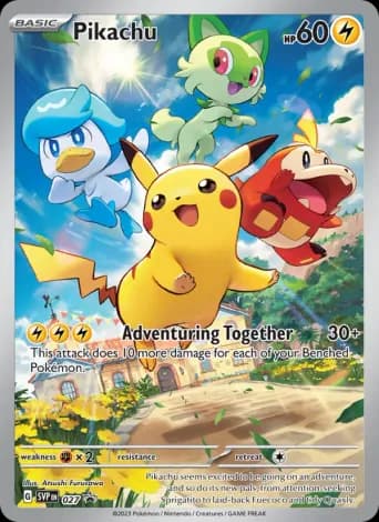 Pikachu Pokémon card #27