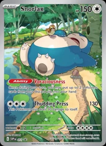 Snorlax Pokémon card #51