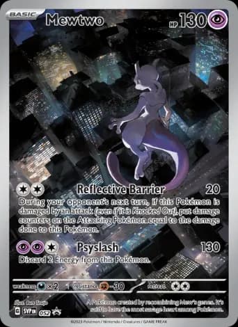 Mewtwo Pokémon card #52