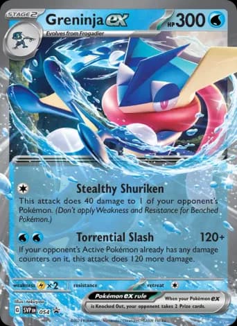 Greninja ex Pokémon card #54