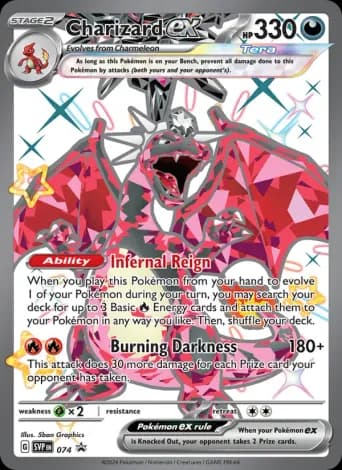 Charizard ex Pokémon card #74
