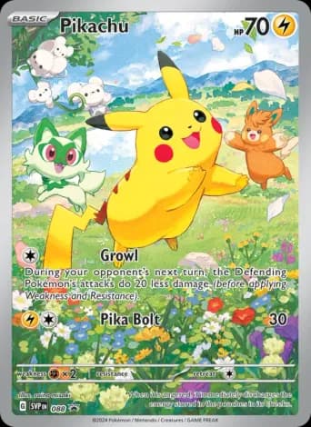 Pikachu Pokémon card #88