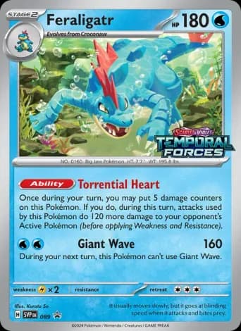 Feraligatr Pokémon card #89