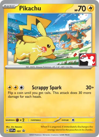 Pikachu Pokémon card #101