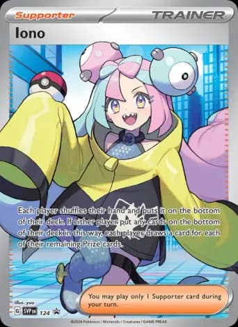 Iono Pokémon card #124