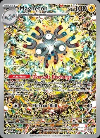 Magneton Pokémon card #159