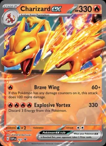 Charizard ex Pokémon card #161
