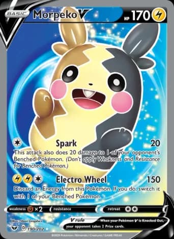 Morpeko V Pokémon card #190