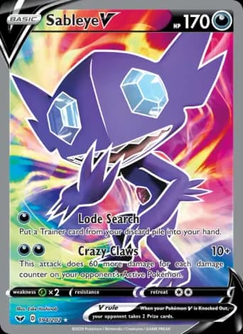 Sableye V Pokémon card #194