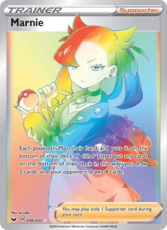Marnie Pokémon card #208