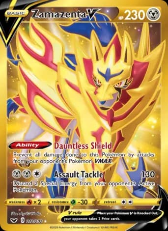 Zamazenta V Pokémon card #212