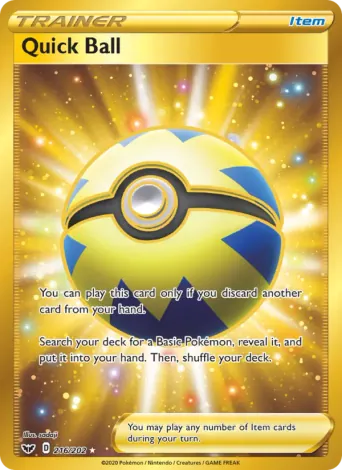 Quick Ball Pokémon card #216