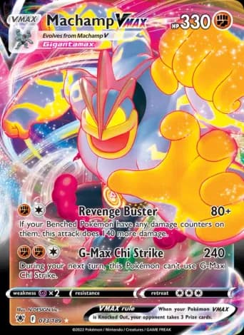 Machamp VMAX Pokémon card #73
