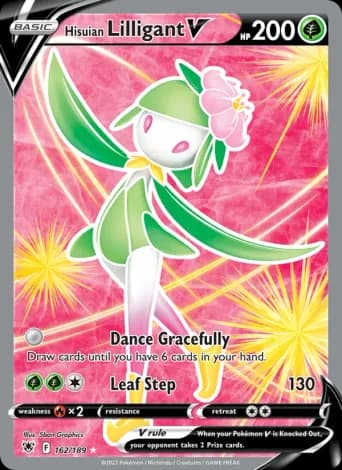 Hisuian Lilligant V Pokémon card #162