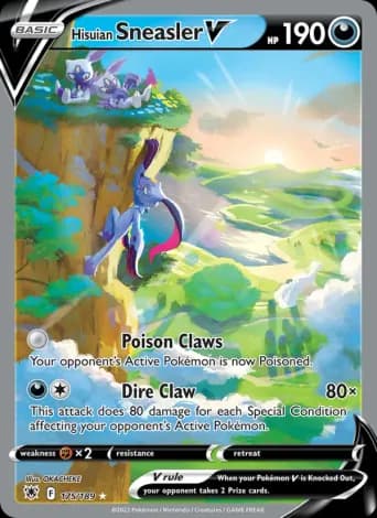 Hisuian Sneasler V Pokémon card #175