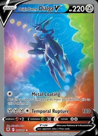 Origin Forme Dialga V Pokémon card #177