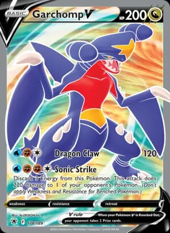 Garchomp V Pokémon card #178