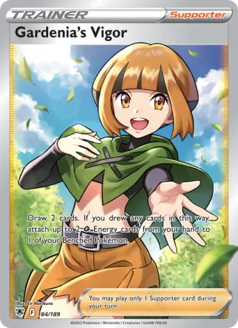 Gardenia's Vigor Pokémon card #184