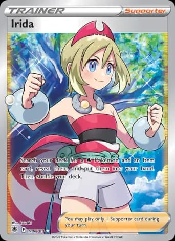 Irida Pokémon card #186