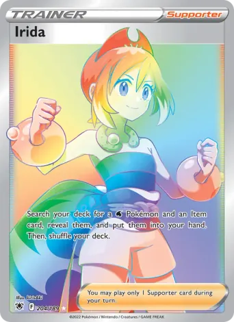 Irida Pokémon card #204