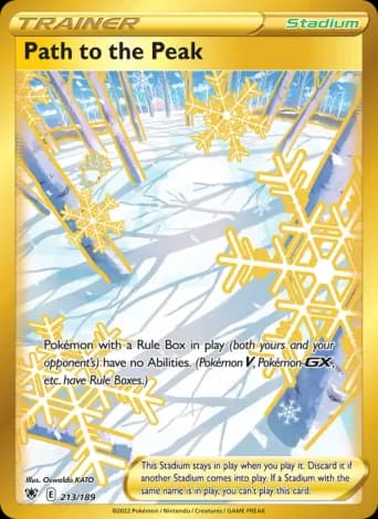 Path to the Peak Pokémon card #213