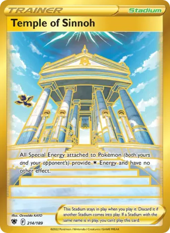 Temple of Sinnoh Pokémon card #214