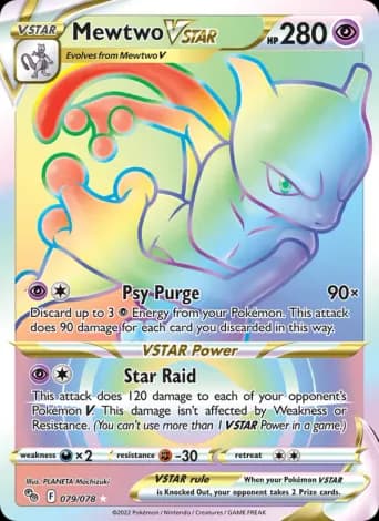 Mewtwo VSTAR Pokémon card #79