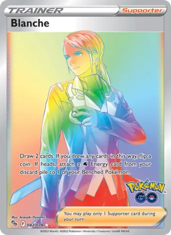 Blanche Pokémon card #82