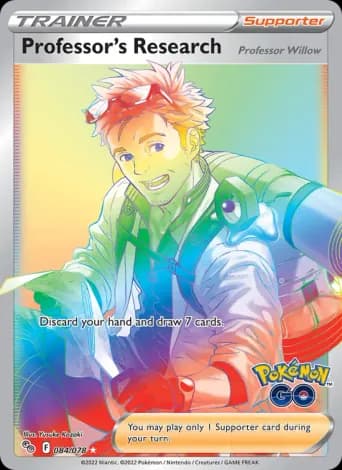 Professor's Research Pokémon card #84