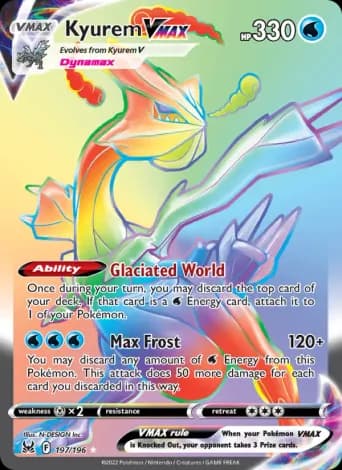 Kyurem VMAX Pokémon card #197