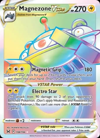 Magnezone VSTAR Pokémon card #198