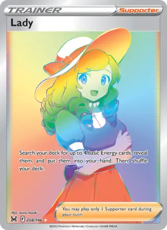 Lady Pokémon card #208