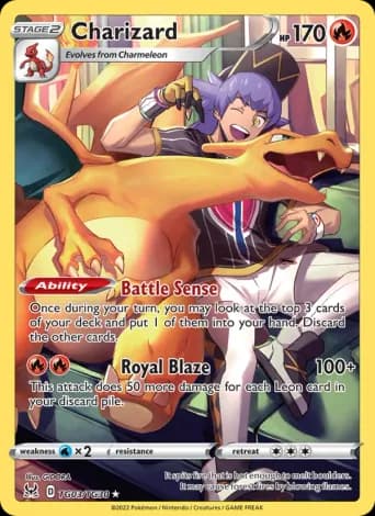 Charizard Pokémon card #TG03