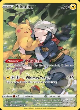 Pikachu Pokémon card #TG05