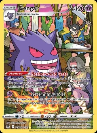 Gengar Pokémon card #TG06