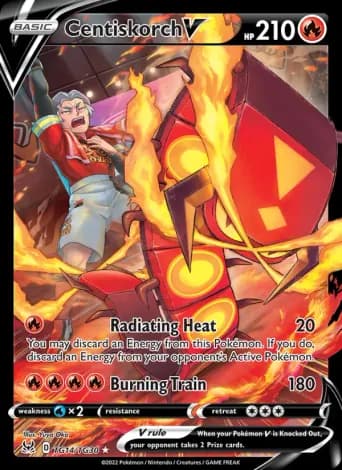 Centiskorch V Pokémon card #TG14
