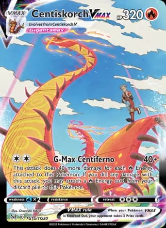 Centiskorch VMAX Pokémon card #TG15