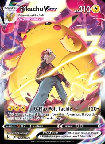 Pikachu VMAX Pokémon card #TG17