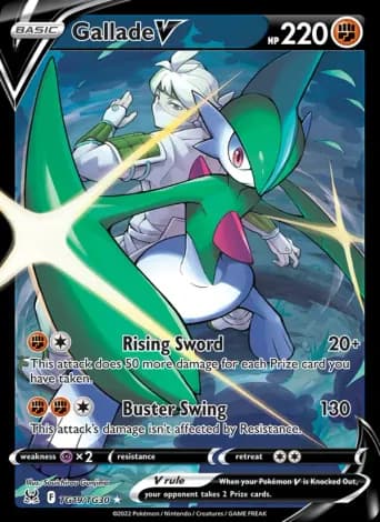 Gallade V Pokémon card #TG19
