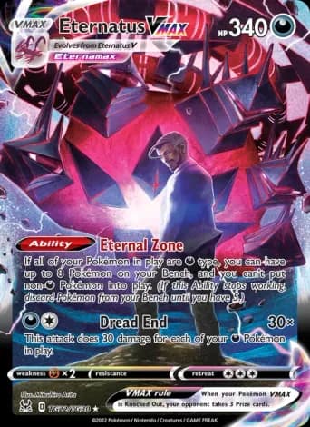 Eternatus VMAX Pokémon card #TG22