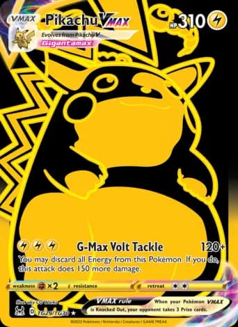 Pikachu VMAX Pokémon card #TG29