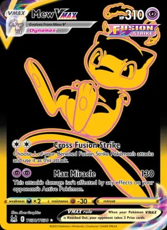 Mew VMAX Pokémon card #TG30