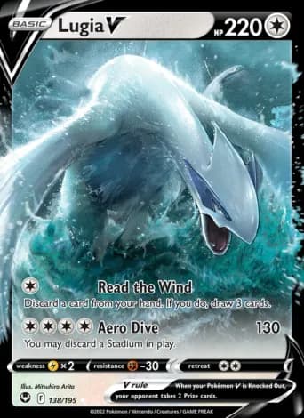 Lugia V Pokémon card #138