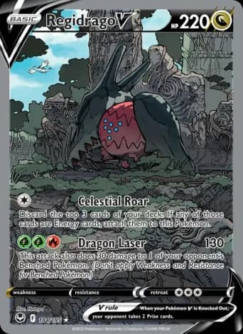 Regidrago V Pokémon card #184