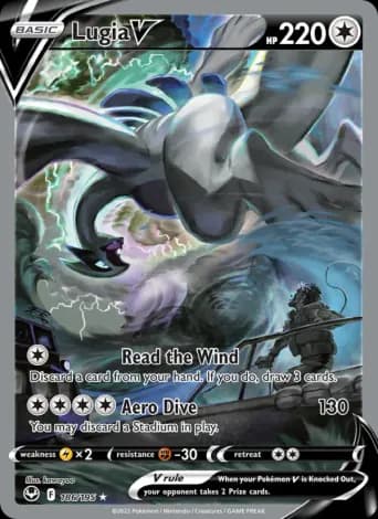 Lugia V Pokémon card #186