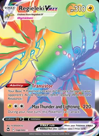 Regieleki VMAX Pokémon card #198