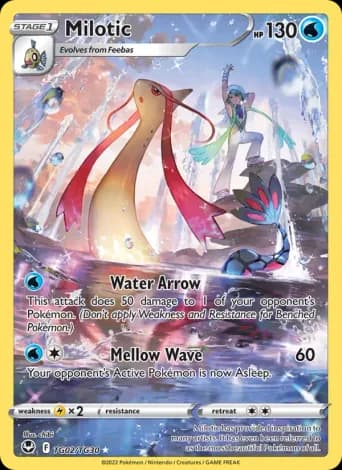 Milotic Pokémon card #TG02