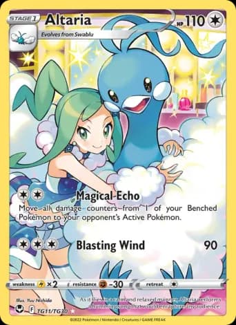 Altaria Pokémon card #TG11