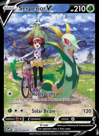 Serperior V Pokémon card #TG13