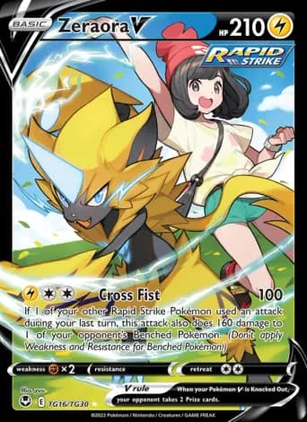 Zeraora V Pokémon card #TG16